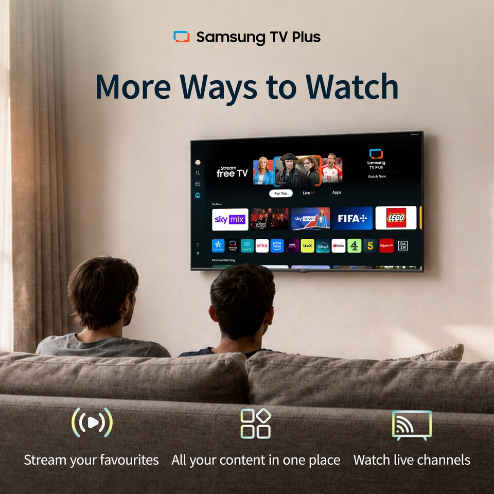 image 1 of HYE 40" Inch Full HD 2K Tizen OS WiFi Frameless Smart TV - 40FHDS1008