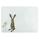 image 1 of Hare & Dandelions Large Smooth Glass Worktop Protector - Kitchen Cutting Board