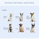 image 9 of Pawhut Trapeze Collapsible Dog Pet Travel Box Cage Removable Tray 77 x 47 x 55cm