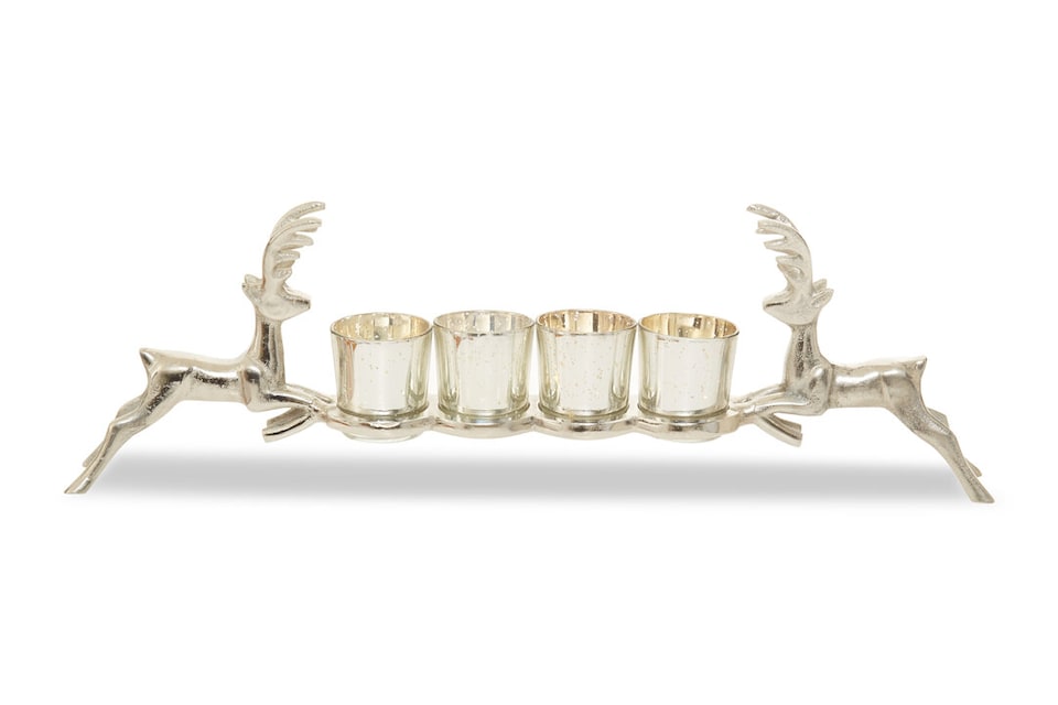image 1 of Stag 4 Tea Light Holder