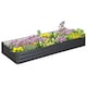 image 1 of Outsunny Galvanised Raised Garden Bed Metal Planter Box with Open Bottom, Green