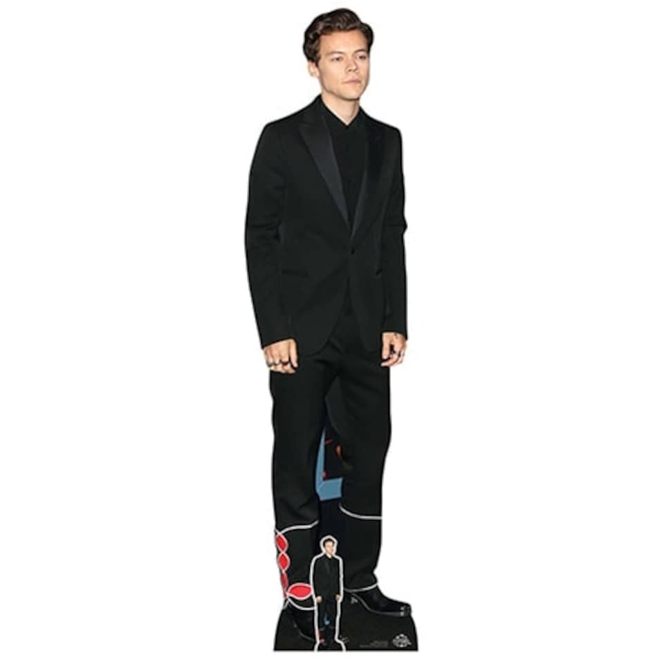 Harry Styles Black Suit Lifesize Cardboard Cutout 183cm