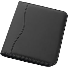 Bullet Ebony A5 Portfolio - Solid Black - 17.5 x 23 x 1.5 cm
