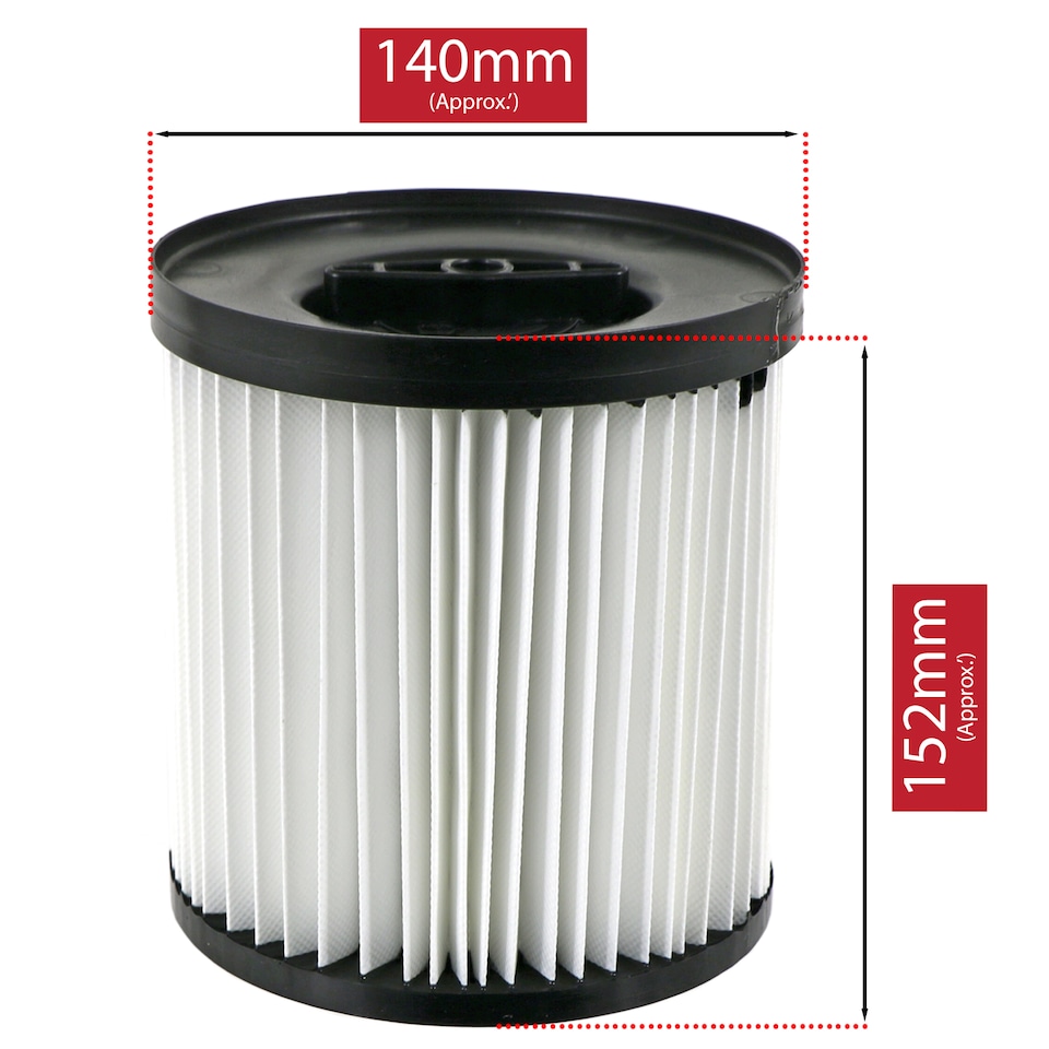 image 1 of Titan Filter TTB774VAC TTB775VAC TTB776VAC TTB777VAC 16L 20L 30L 40L Wet & Dry Vacuum Cleaner