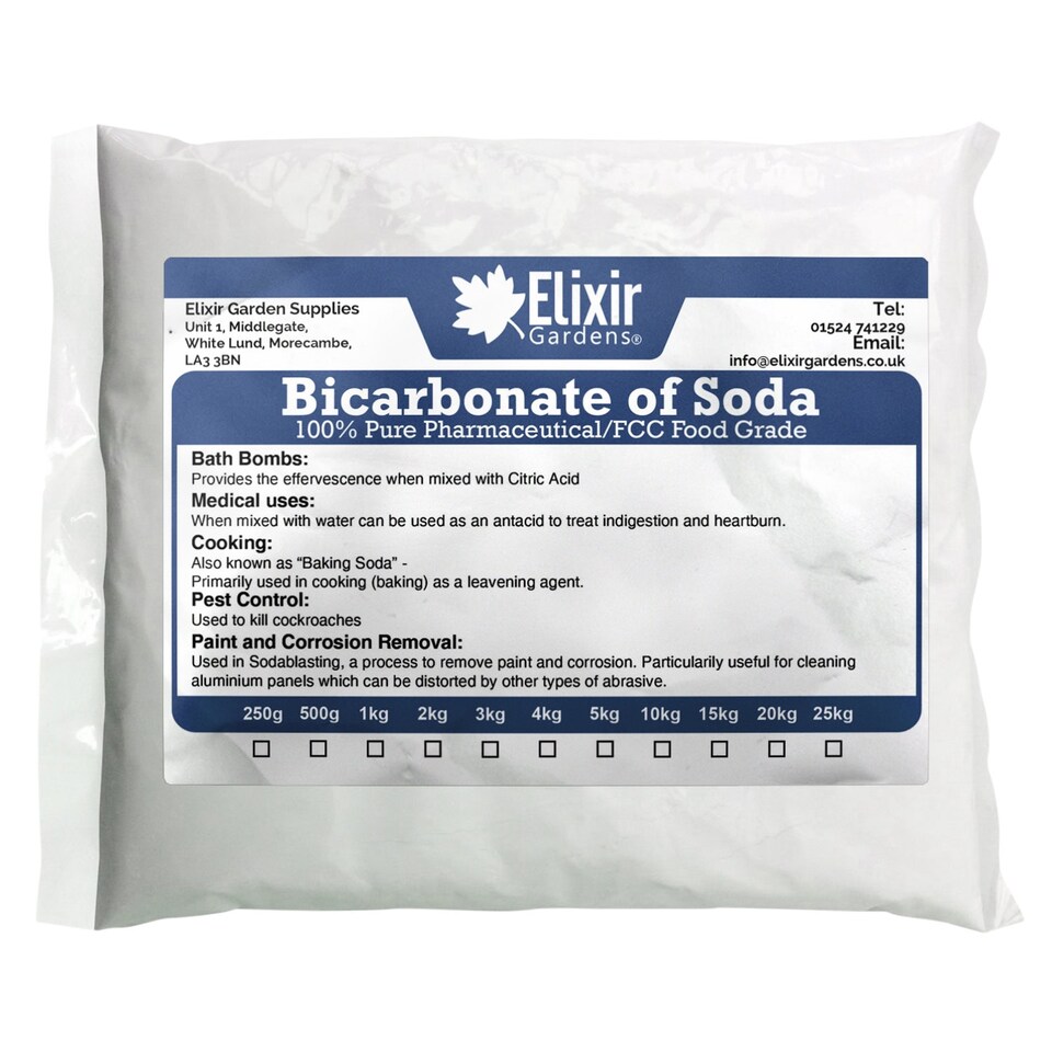 image 1 of Elixir Gardens Bicarbonate of Soda Fine Powder Multi Purpose - 25kg bag