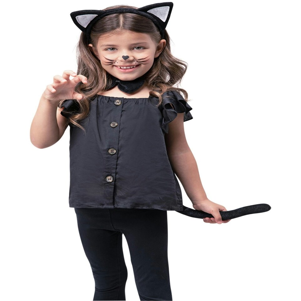 Cat Kit, Child, Black - FEMALE - CHILD - N/A | One Size