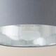 image 6 of ValueLights Reni Large Grey And Chrome Ceiling Pendant Shade | Grey