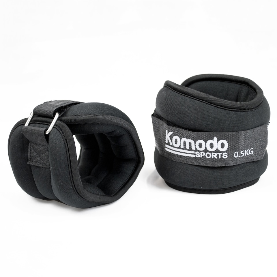 image 1 of Komodo Neoprene Ankle Weights - 2kg (2 x 1kg)