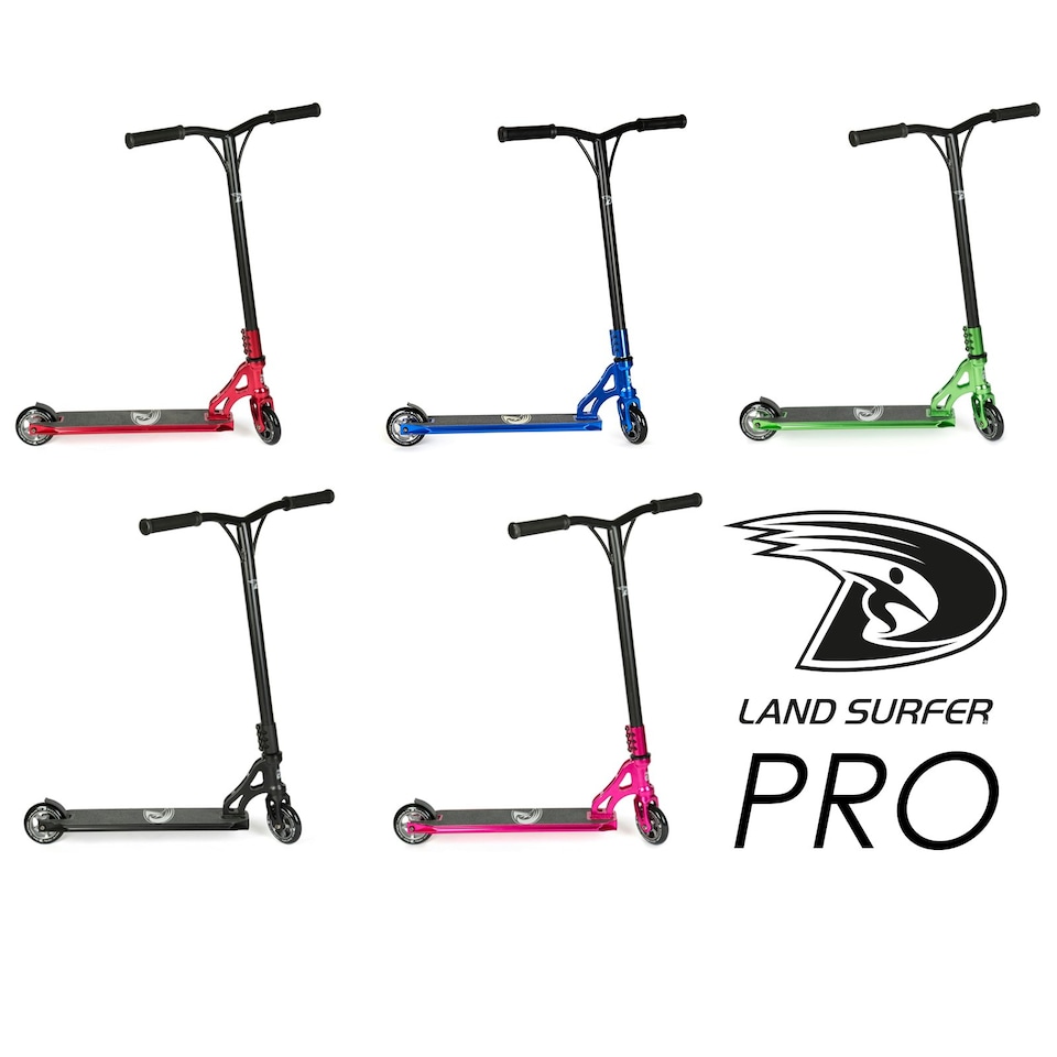 image 1 of Land Surfer PRO Stunt Scooter Red