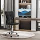 image 6 of Vinsetto Office Chair, Armless Desk Chair, Adjustable Computer Swivel Chair with Rolling Wheels and Mesh Back for Home Work Study, Black