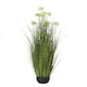 image 1 of Hill Interiors Allium Artificial Potted Plant - White - One Size