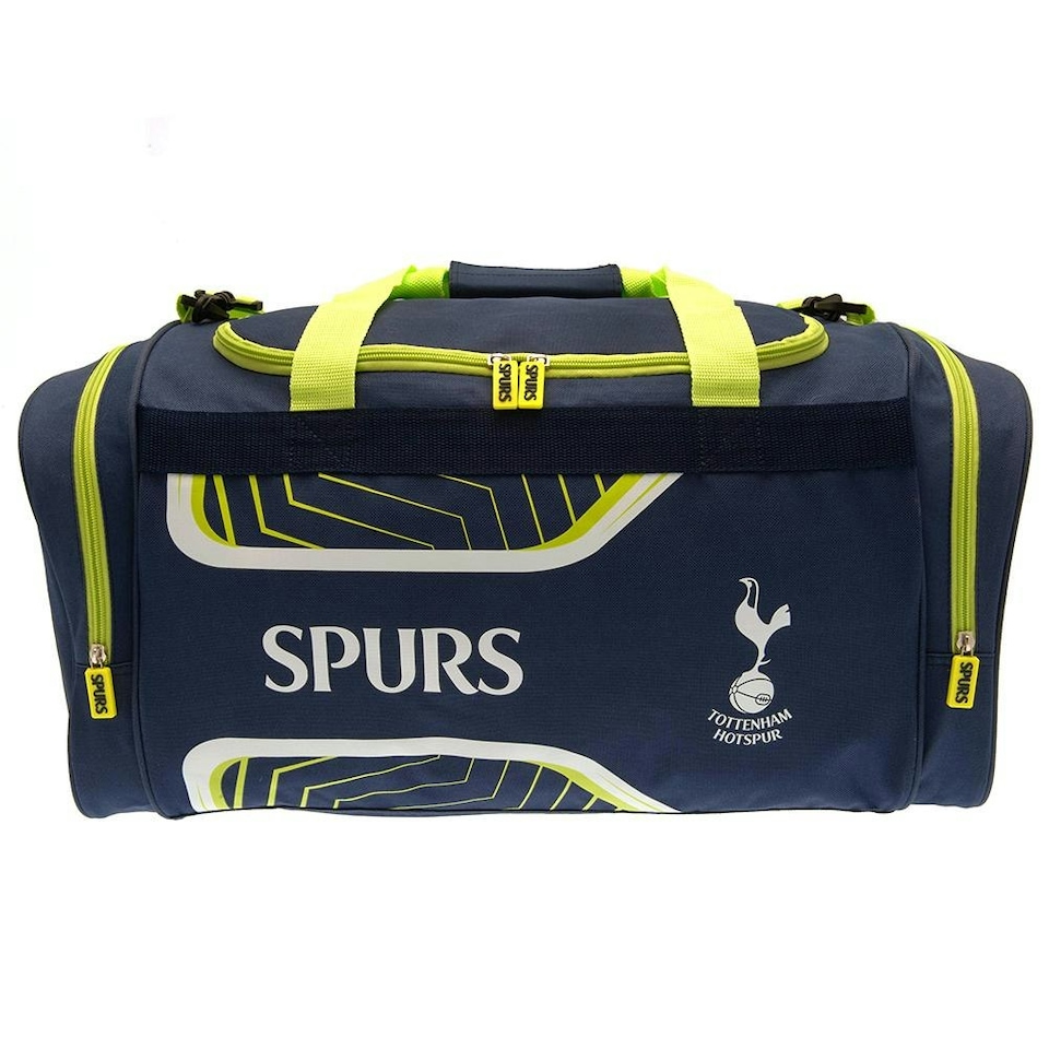 image 1 of Tottenham Hotspur FC Flash Holdall - Navy Blue/White/Lime Green - One Size