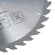 image 5 of 2pc 250mm TCT Circular Saw Blades 40 and 60 Teeth with Adapter Rings TE321