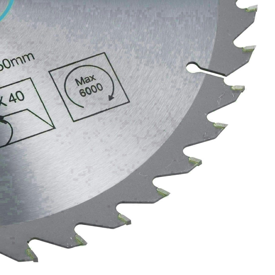 image 1 of 2pc 250mm TCT Circular Saw Blades 40 and 60 Teeth with Adapter Rings TE321