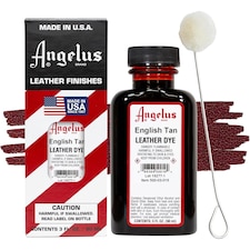 Angelus Leather Dye - Permanent Deep Penetrating Colour Change 3oz | Brown | English Tan