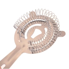 Oypla Professional Stainless Steel Cocktail Maker Ice Strainer Silver