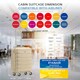 image 5 of 55x40x20cm Ryanair (Priority) TUI, Carry on Cabin Suitcase Hard Shell Approved for 60+ Airlines Cream | Champagne | Cabin Bag