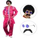 image 1 of Pink 1960's Sergeant Pepper Costume & Set Pink | S