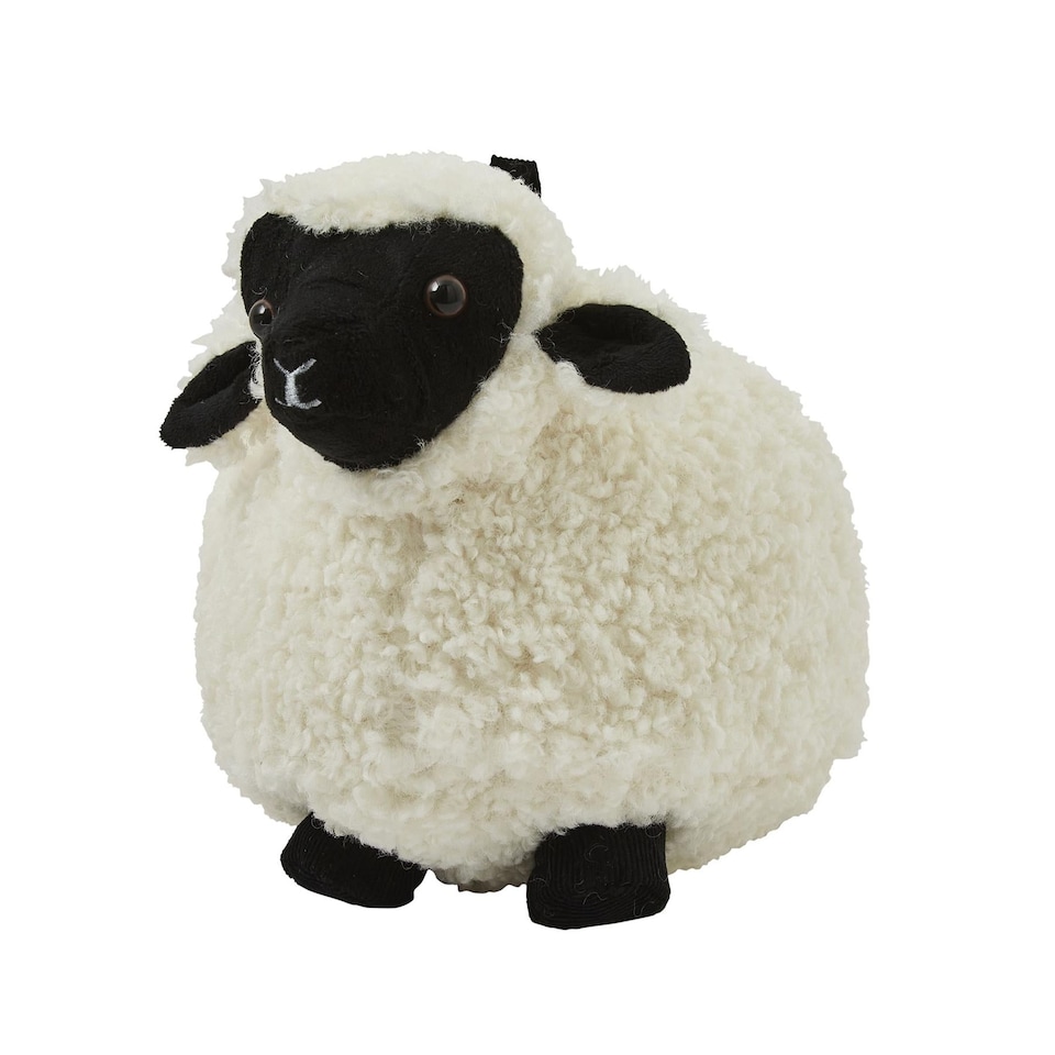 image 1 of Ulster Weavers Finbar Sheep Doorstop - Shaped Natural