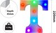 image 2 of Battery Operated RGB Letter   With Remote Control Letter T