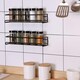 image 2 of Buckingham Pack of 2 Spice & Herb Organising Rack 28 cm - Black Black