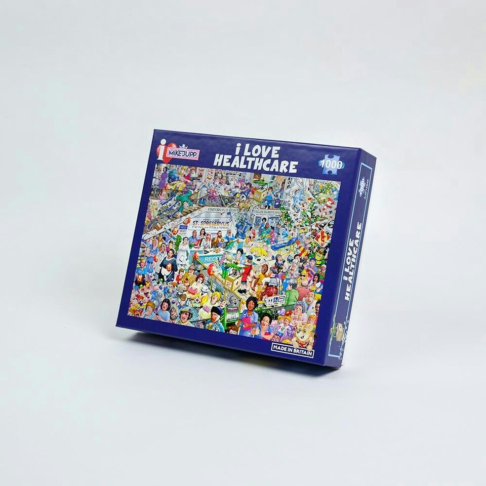 image 1 of Mike Jupp I Love Healthcare 1000 Piece Jigsaw Puzzle
