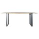 image 7 of Dining Table Home ESPRIT Black Natural Metal Mango wood 200 x 100 x 76 cm N/A