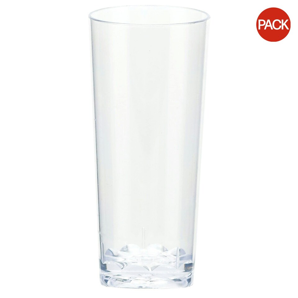 Amscan Cordial Disposable Glass (Pack of 10) - Transparent - One Size