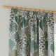 image 2 of Wylder Ophelia Jacquard Floral Room Darkening Pencil Pleat Curtains | Green