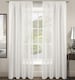 image 2 of Velosso Riva Slot Top Voile Panel - 150cm x 182cm | Black | Black