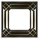 image 1 of Art deco black frame (Picture Frame) White | XS
