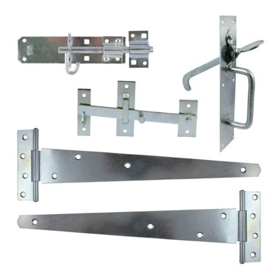 image 1 of Timco - Side Gate Kit - Suffolk Latch - Zinc (Size 18" - 1 Each)