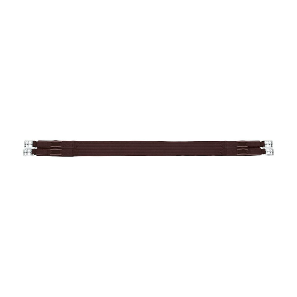 image 1 of Shires Burghley Elastic Horse Girth - Brown - 58in