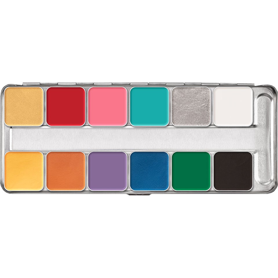 image 1 of Pintura Water Color Palette 12 Colors | Multi