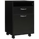 image 1 of HOMCOM 60cm Storage Cabinet w/ Drawer Open Shelf Metal Handles