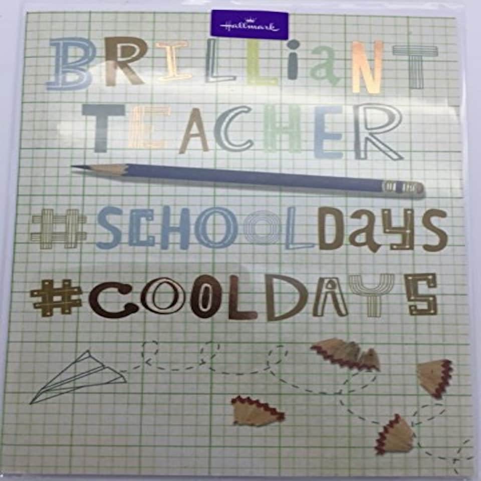 image 1 of Brilliant Teacher School Days Thank You Teacher Card