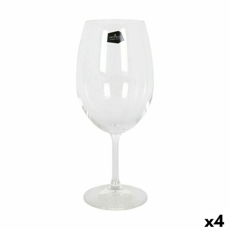 image 1 of Wine glass set Crystalex Lara Crystal 540 ml Wine 6 Pieces (6 Units) (4 Units) N/A