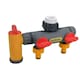 image 2 of Hozelock 3 Way Tap Multi Hose Pipe Connector Watering Garden Yard & Fittings