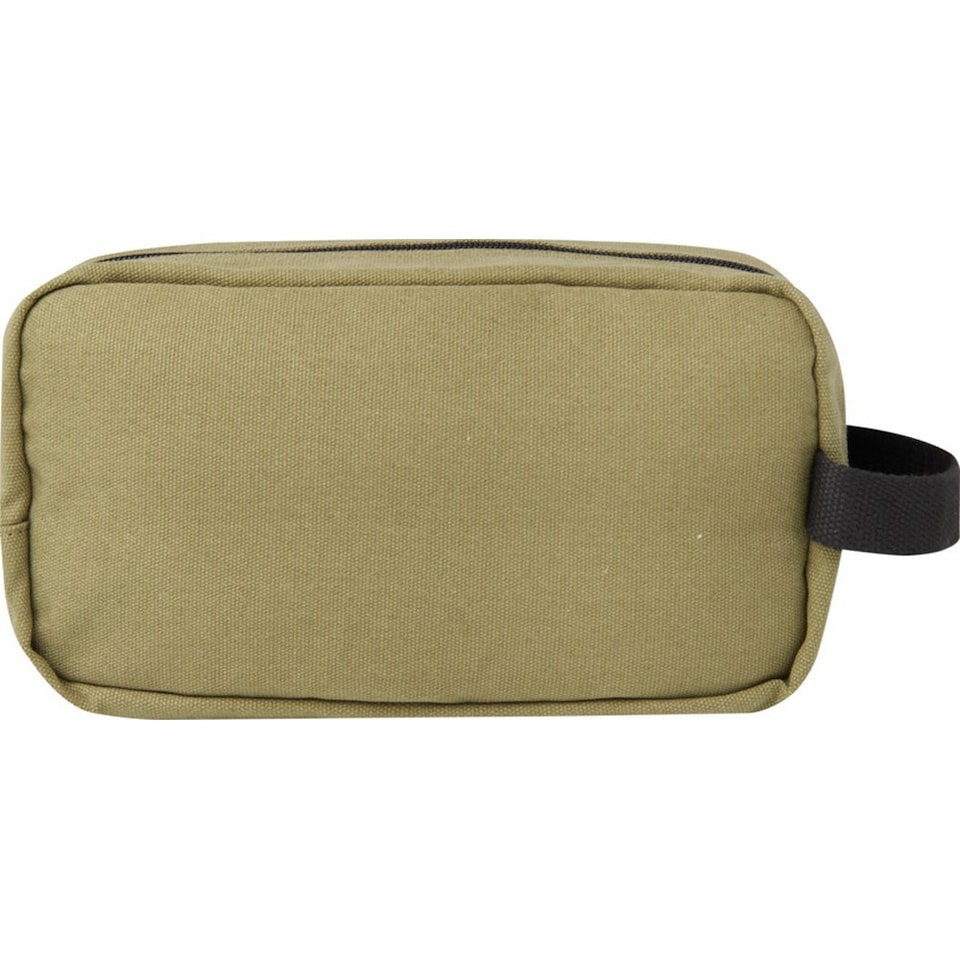 image 1 of Joey Canvas 3.5L Toiletry Bag | Green | Olive | One Size | 1