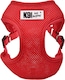 image 1 of K9 Pursuits Hi Tec Mesh Dog Harness – Red, Adjustable Fit, Breathable Padded Mesh with Stainless Steel Fasteners | Red | L | 1