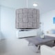 image 3 of Warner - Grey Felt Weave Easy Fit Pendant Shade | Grey | Medium | 1