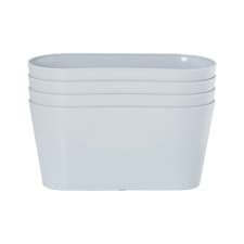 Studio 4x 30cm Oval Plastic Trough Grey