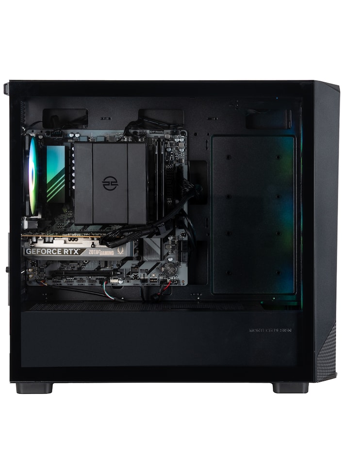 image 1 of PCSpecialist PRISM Gaming PC - Ryzen 7 8700F Nvidia RTX 5060 16GB RAM 1TB M.2 SSD Windows 11 Home