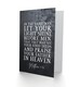image 2 of Matthew 5:16 Good Deeds Praise Heaven Bible Verse Christian Card