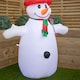 image 7 of 4ft (120cm) LED Outdoor Christmas Inflatables Snowman Indoor Light Up Decorations