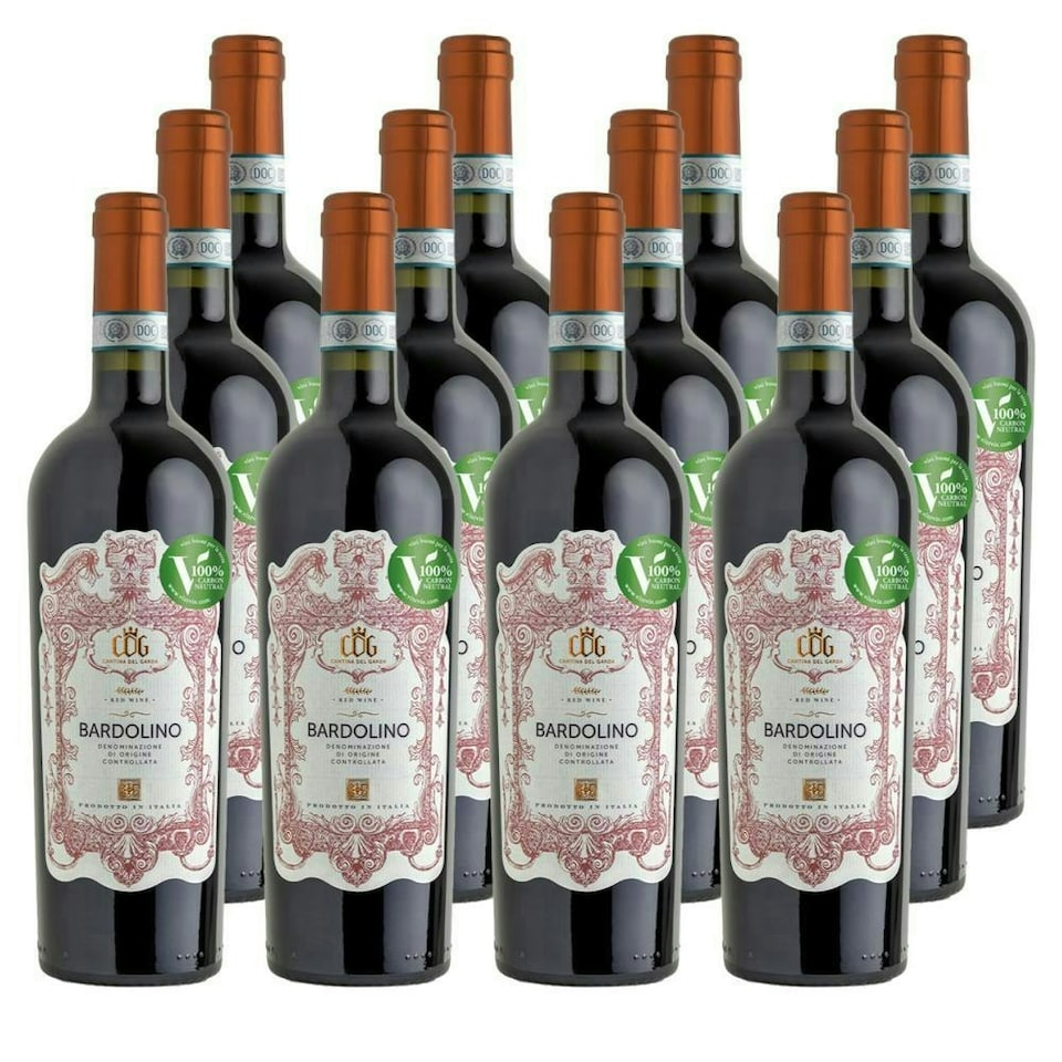 Case of 12 Cantina del Garda Bardolino DOC 75cl Red Wine