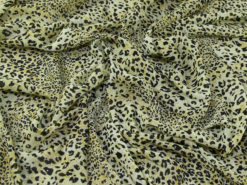 Green Sheer Chiffon Fabric for Dressmaking, 145cm / 57" Wide - per metre