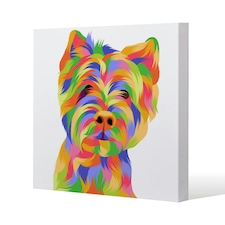 Amazing Illustration Dog (Canvas Print) 61 x 61 x 4cm