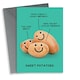 image 1 of Funny Sweet Potatoes Birthday Card