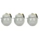 image 1 of Verano Spanish Ceramics Rustic Pastel Storage Jar - 15cm Grey Set of 3